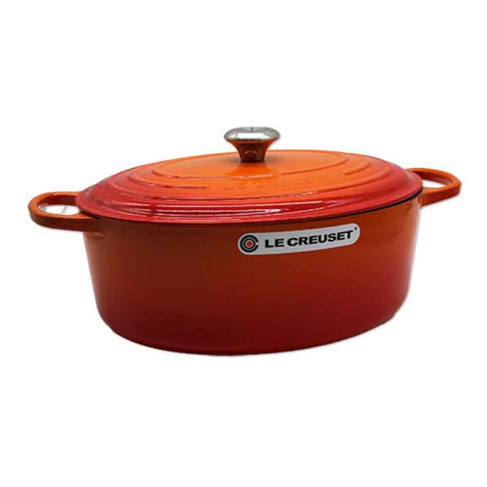 Le Creuset Signature Bräter oval 35 cm ofenrot