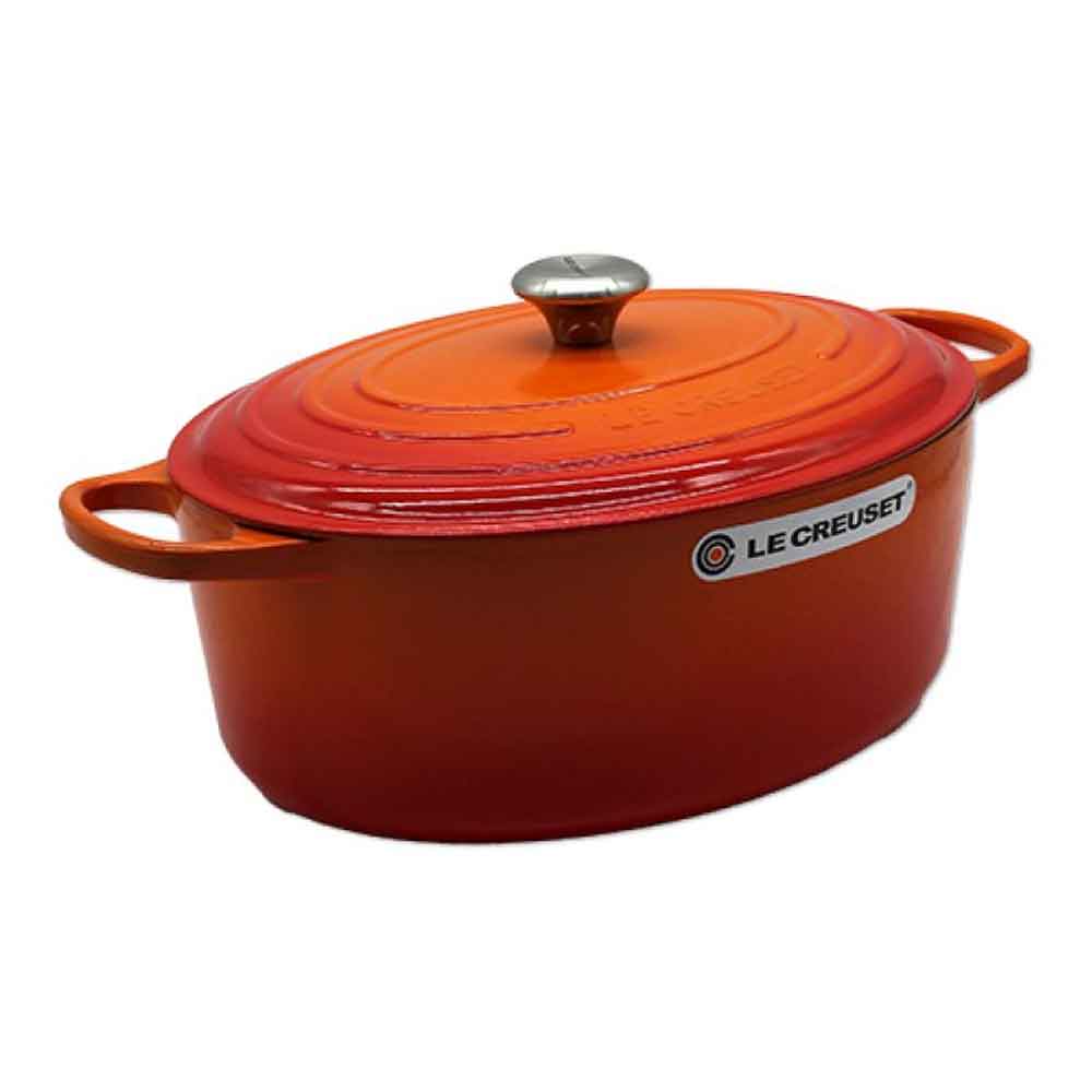 Le Creuset Signature Bräter oval 35 cm ofenrot