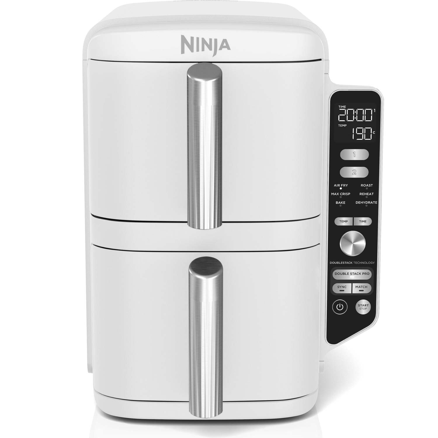 Ninja SL400EU Doppel-Heißluftfritteuse XL weiß (Verpackung geöfnet)