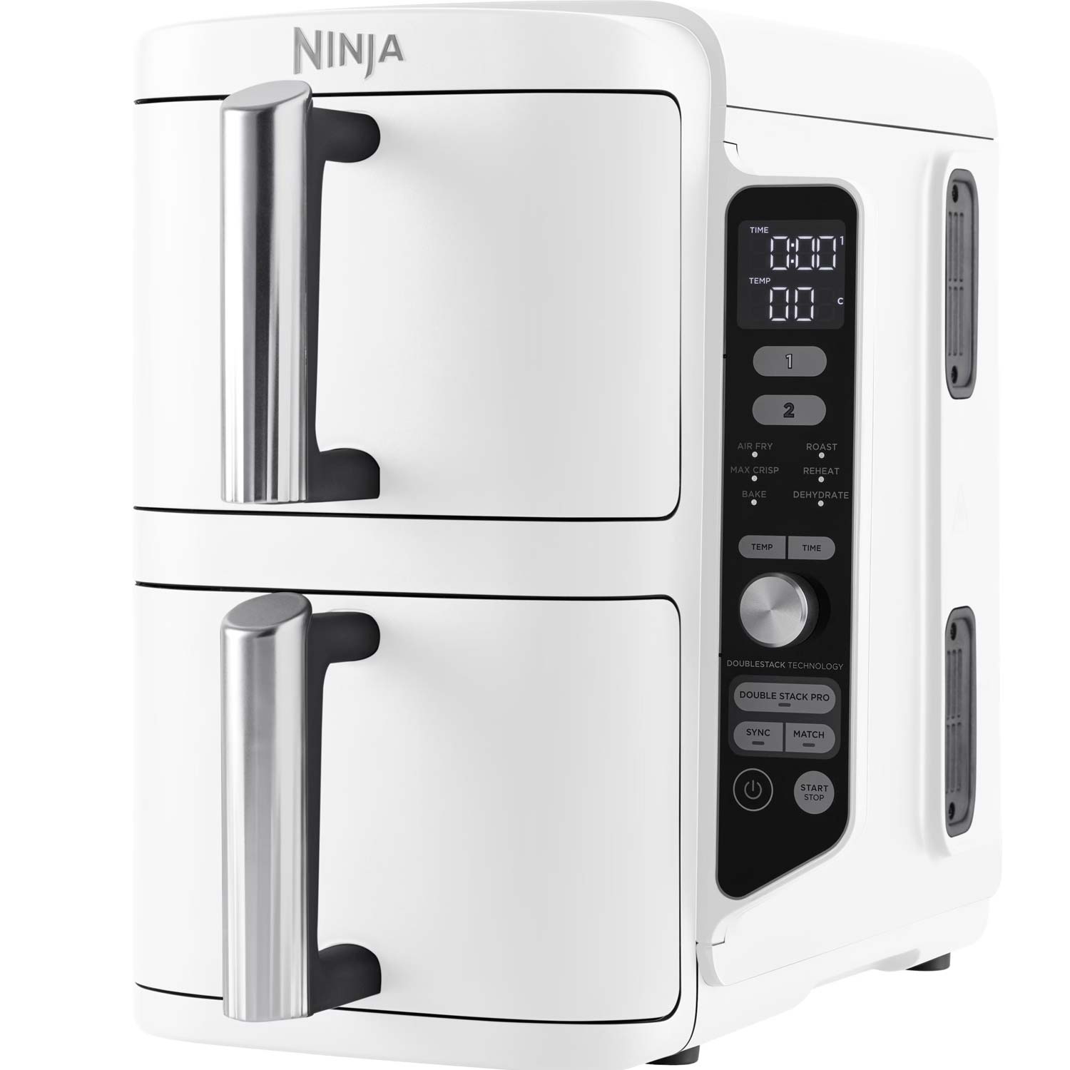 Ninja SL400EU Doppel-Heißluftfritteuse XL weiß (Gehäuse beschädigt)