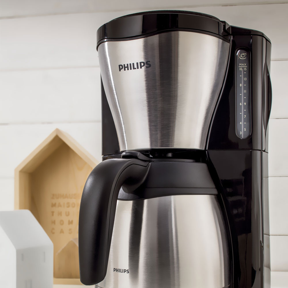 Philips HD7546 Café Gaia Kaffeemaschine schwarz