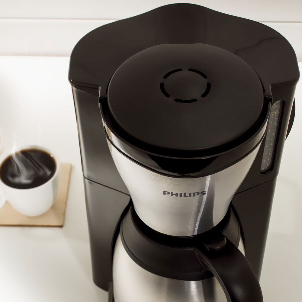 Philips HD7546 Café Gaia Kaffeemaschine schwarz
