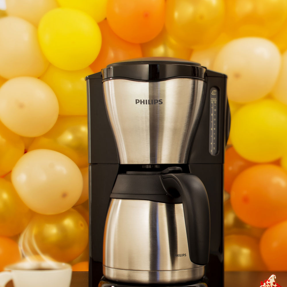 Philips HD7546 Café Gaia Kaffeemaschine schwarz