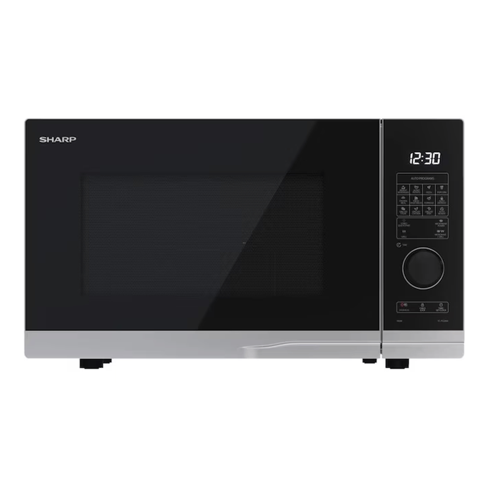 Sharp YC-PG254AE-S Mikrowelle mit Grill silber