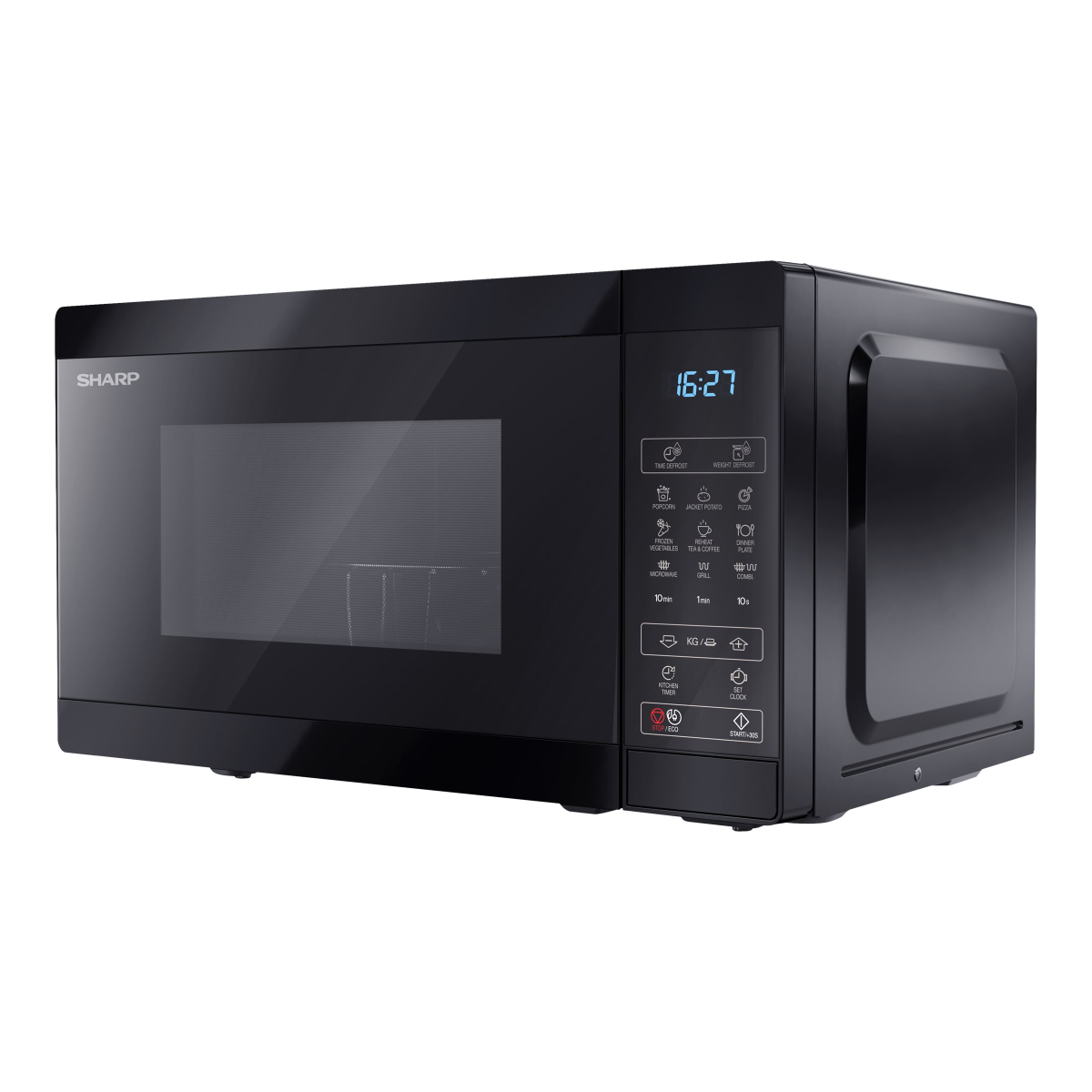 Sharp YC-MG02E-B Mikrowelle mit Grill schwarz