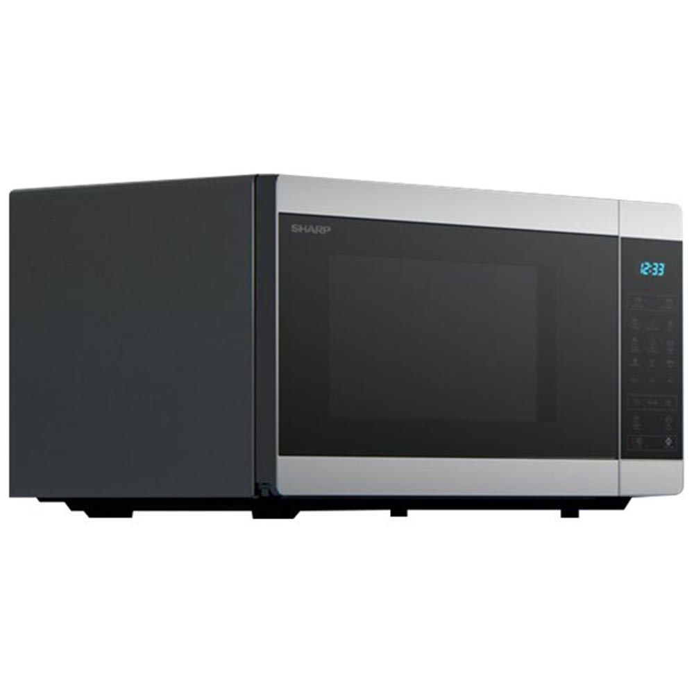 Sharp YC-MG81E-S Mikrowelle mit Grill silber