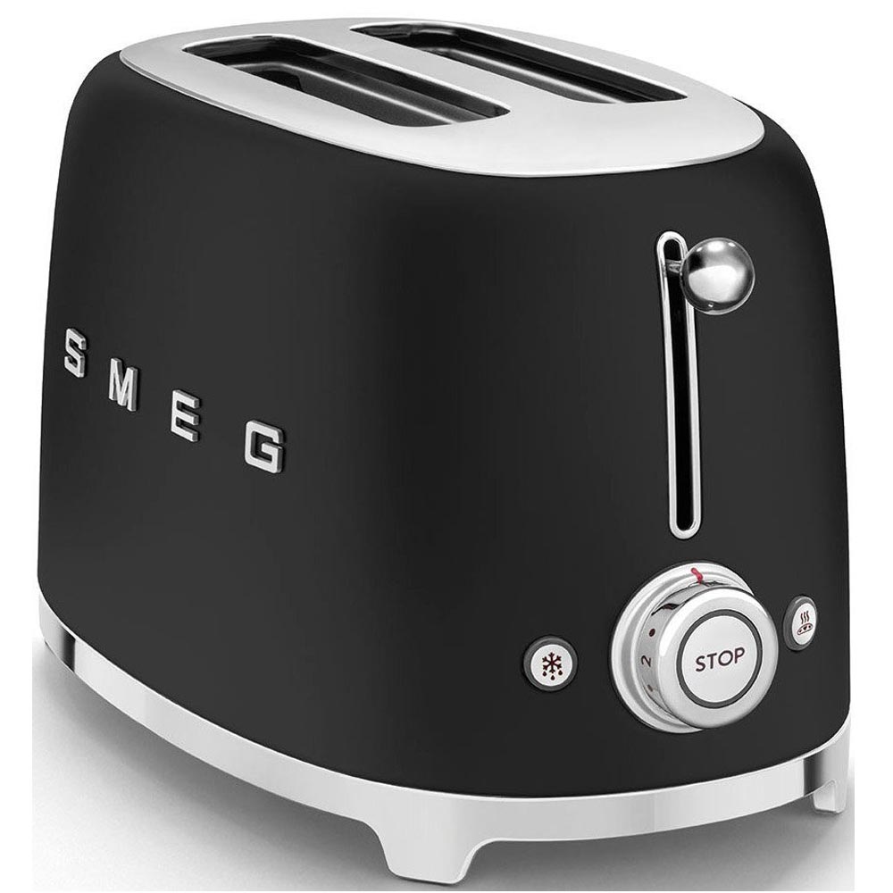 SMEG TSF01BLMEU Toaster mattschwarz