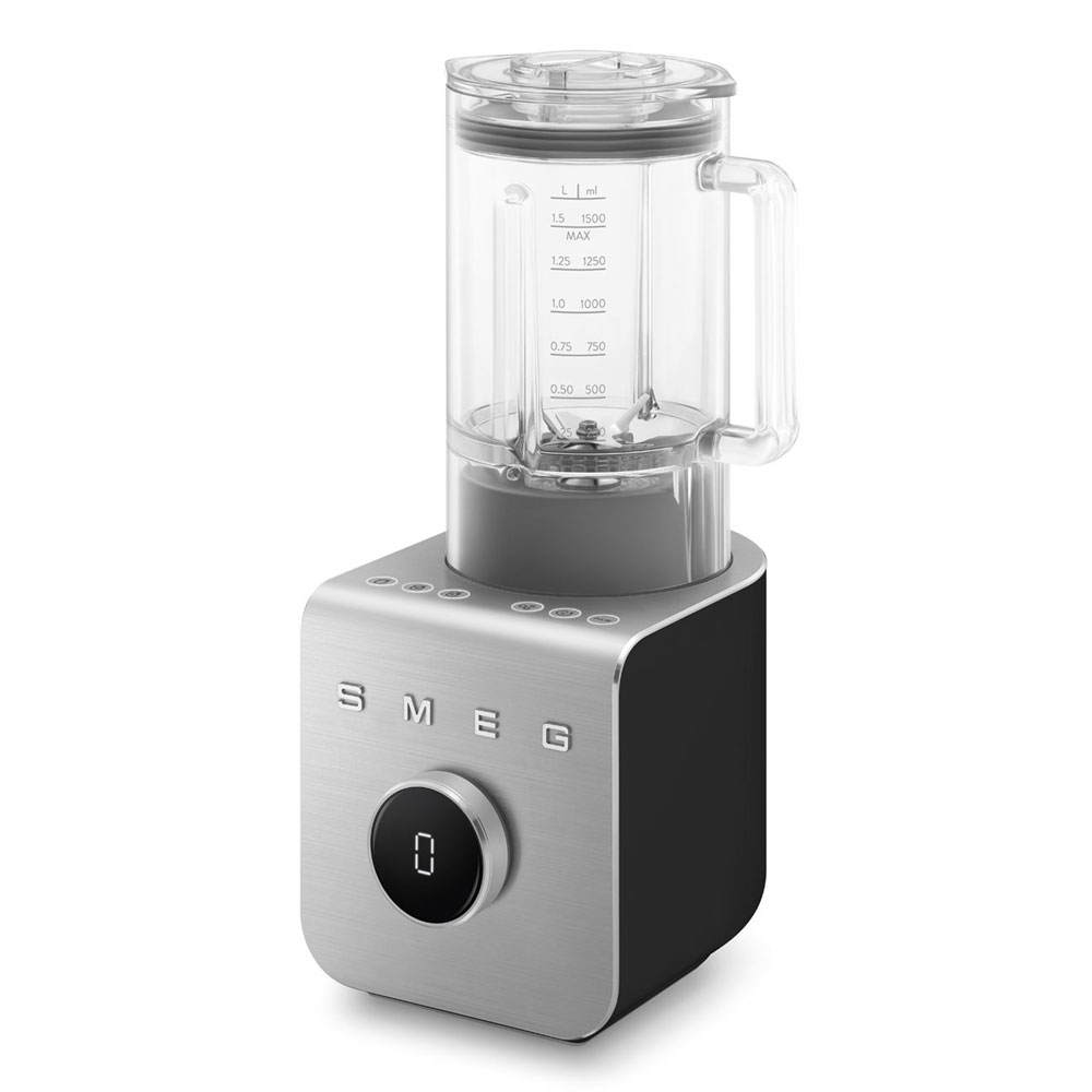 SMEG 50's Style Standmixer 1.5 Liter 1400 W matt black/aluminum