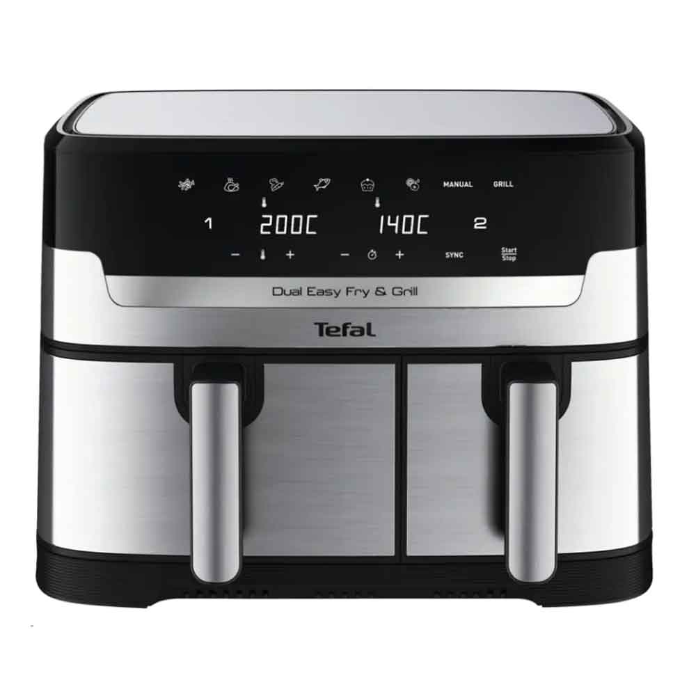 Tefal Dual Easy Fry & Grill EY905D Heißluftfritteuse