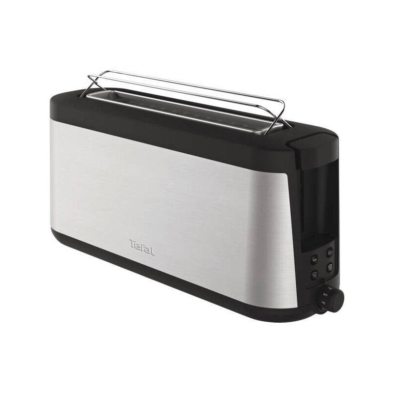 Tefal TL4308 Element Langschlitz-Toaster schwarz/edelstahl
