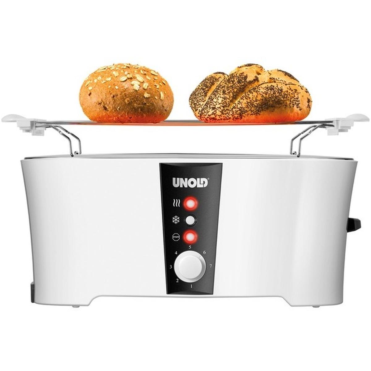 Unold 38020 Toaster weiß/schwarz