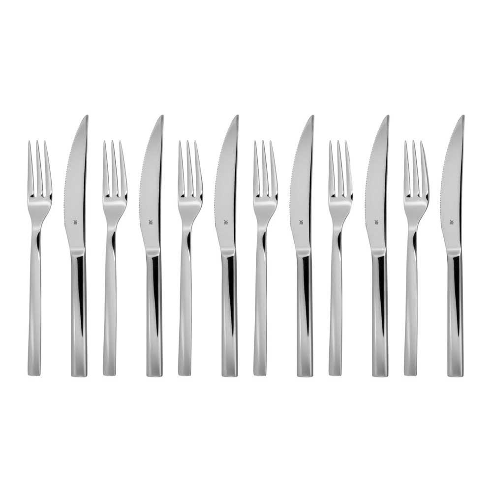 WMF Nuova Steakbesteck 12-teilig silber