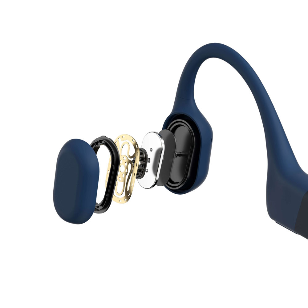 SHOKZ OpenRun Open-Ear Bluetooth Kopfhörer blau