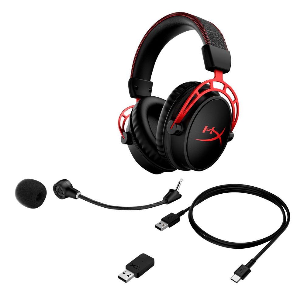 HyperX Cloud Alpha Wireless Gaming-Headset schwarz-rot