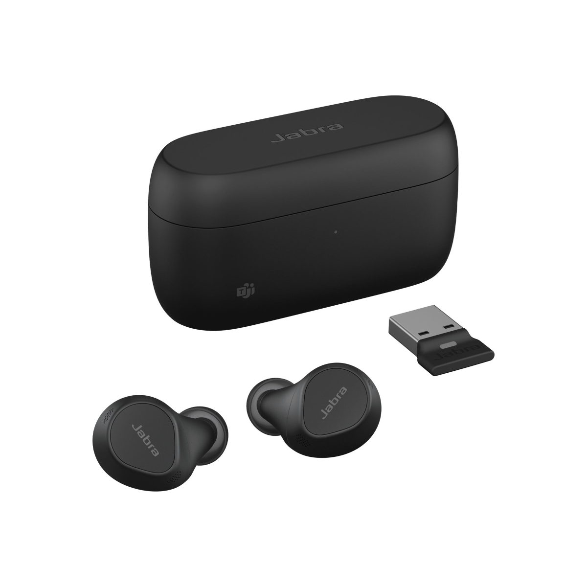 Jabra Evolve2 Buds True Wireless In-Ear-Bluetooth mit aktiver Geräuschunterdrückung schwarz