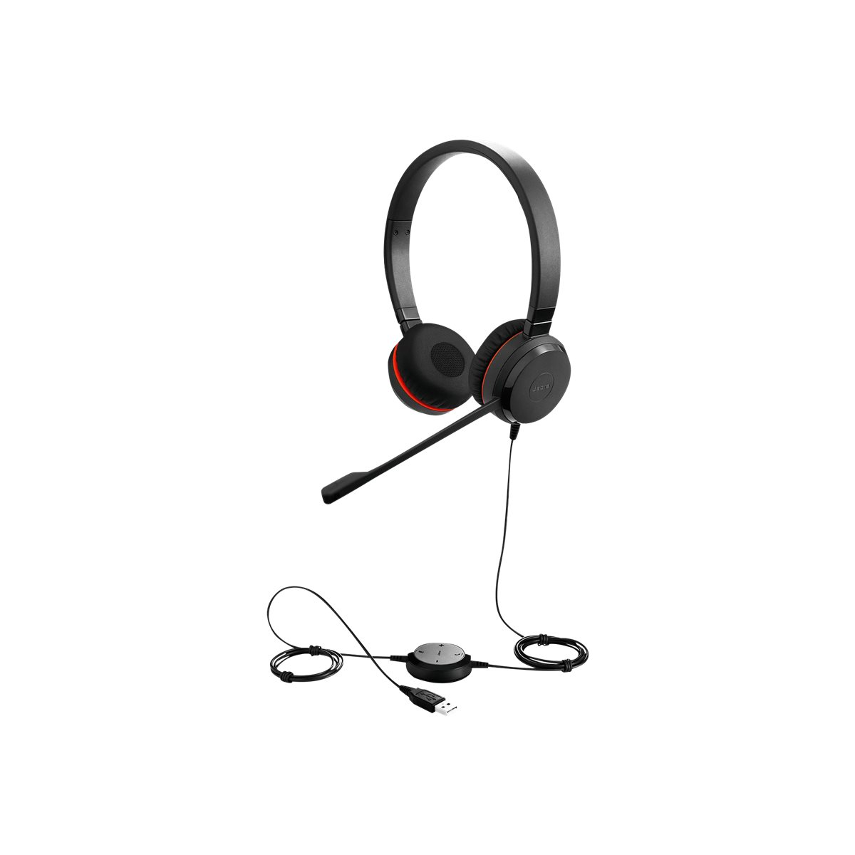 Jabra Evolve 20 SE Microsoft zertifiziertes Stereo Headset schwarz