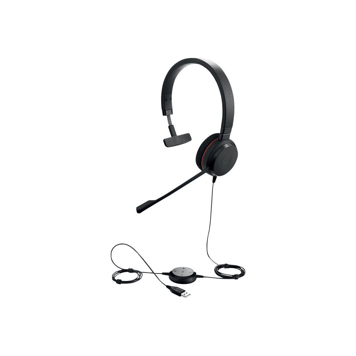 Jabra Evolve 20 MS Mono USB Headset schwarz