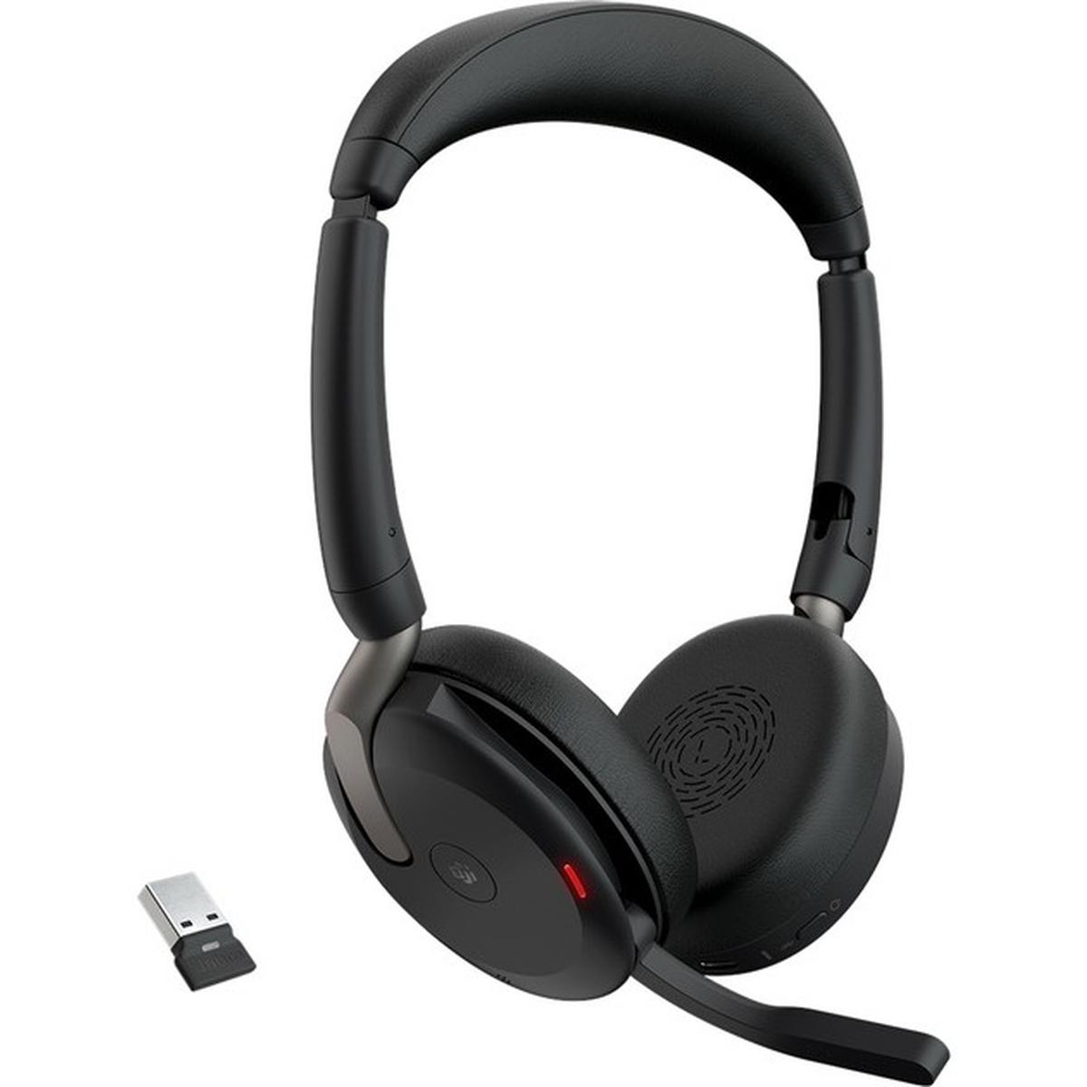 Jabra Evolve2 65 Flex MS Stereo Bluetooth Headset schwarz