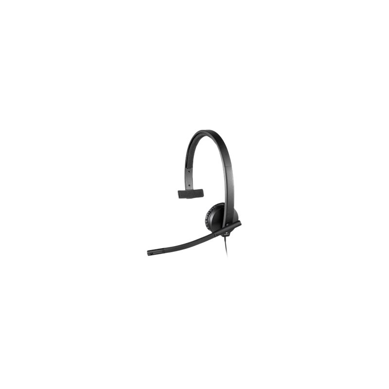 Logitech H570e Kopfhörer mit Mikrofon USB-Anschluss Mono-Headset