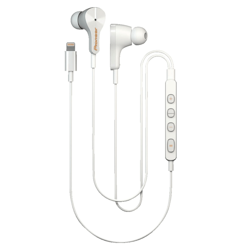 Pioneer SE-LTC3R-W RAYZ Apple Lightning Active NC Ice White