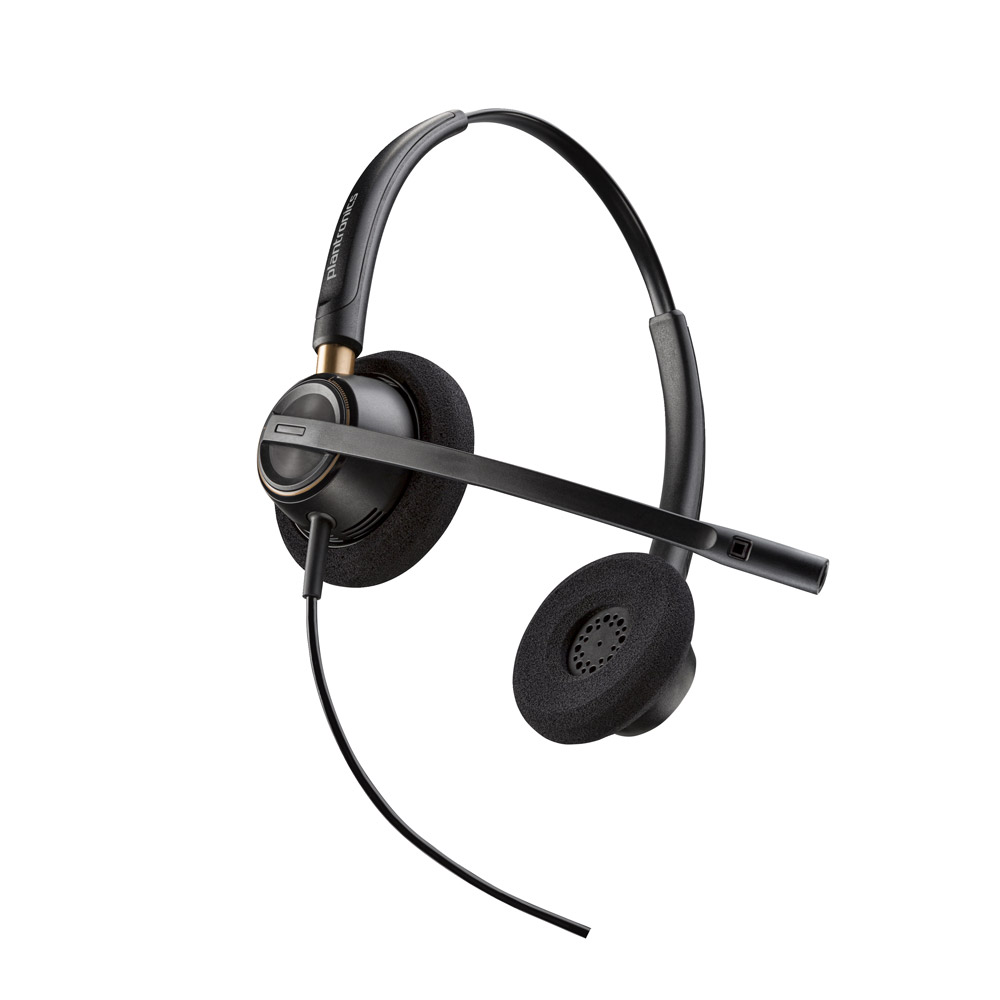 Plantronics HW520 Binaural QD Kopfhörer schwarz