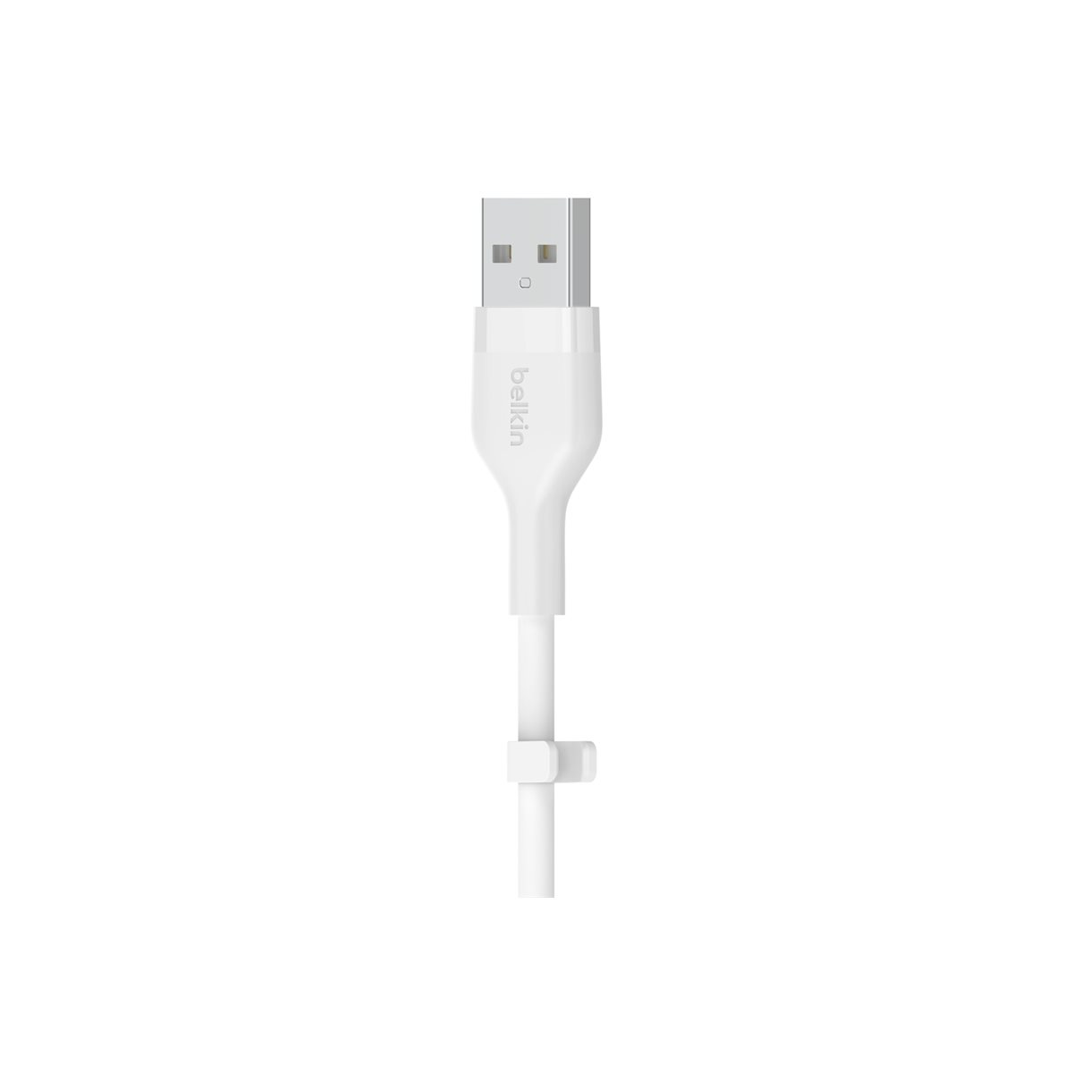 Belkin BoostCharge Flex Silikon-USB-A/Lightning-Kabel 2m weiß