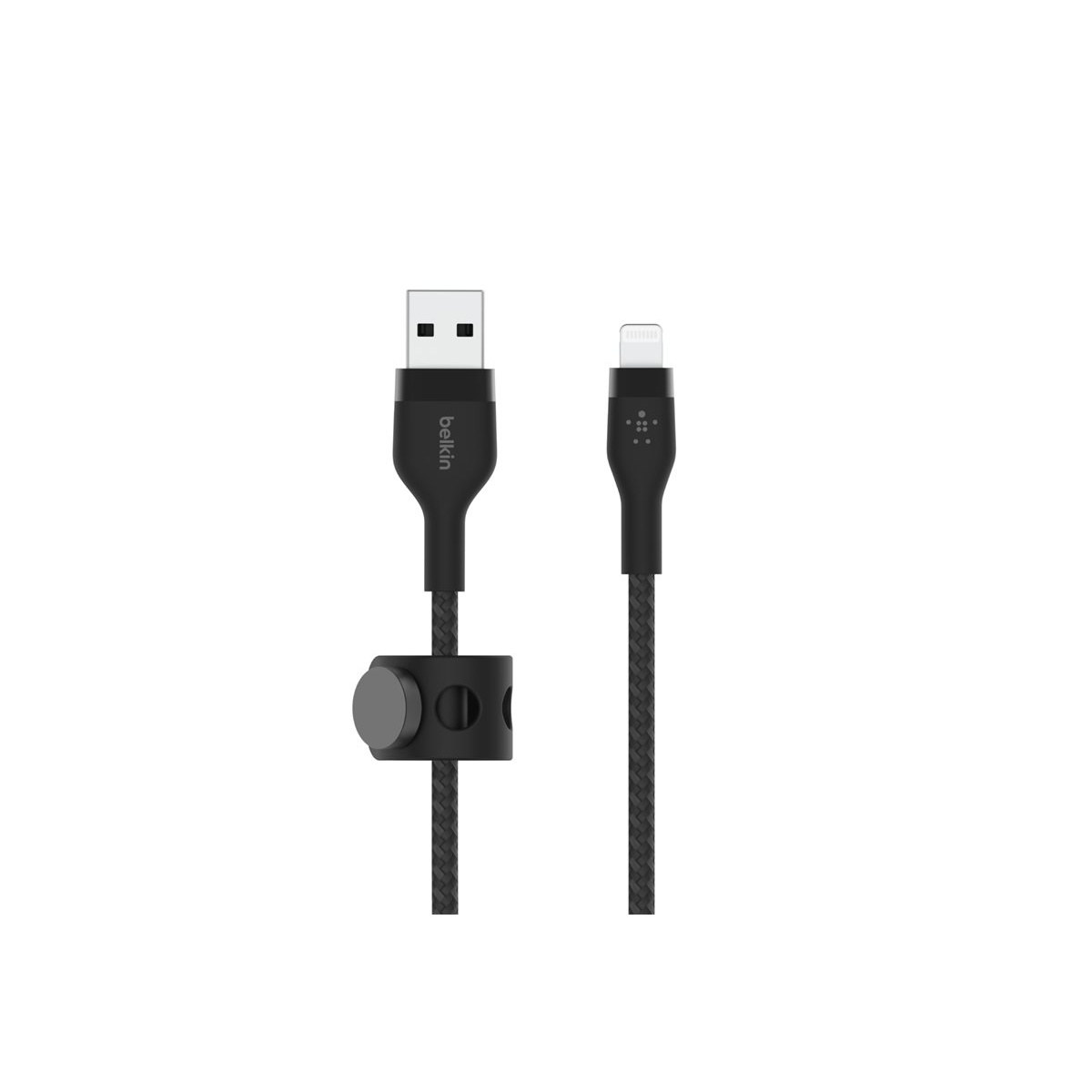 Belkin BoostCharge Pro Flex geflochtenes USB-A/Lightning-Kabel 3m schwarz