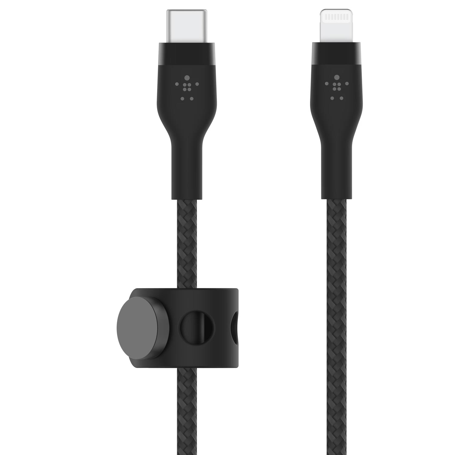 Belkin BoostCharge Pro Flex geflochtenes USB-C/Lightning-Kabel 1m schwarz