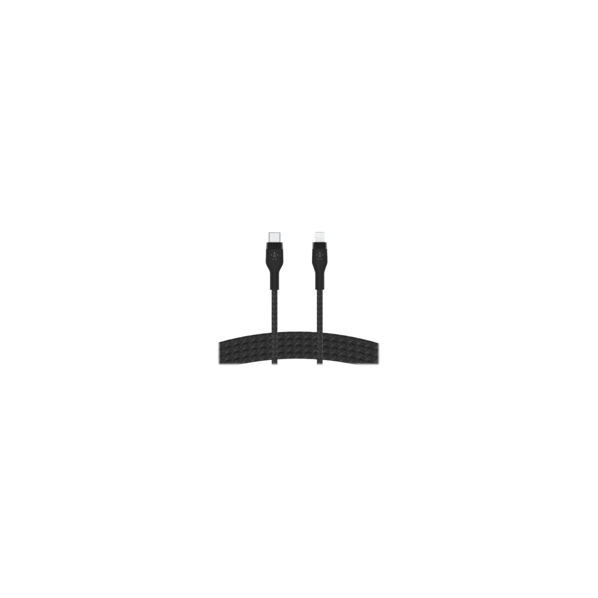 Belkin BoostCharge Pro Flex geflochtenes USB-C/Lightning-Kabel 1m schwarz