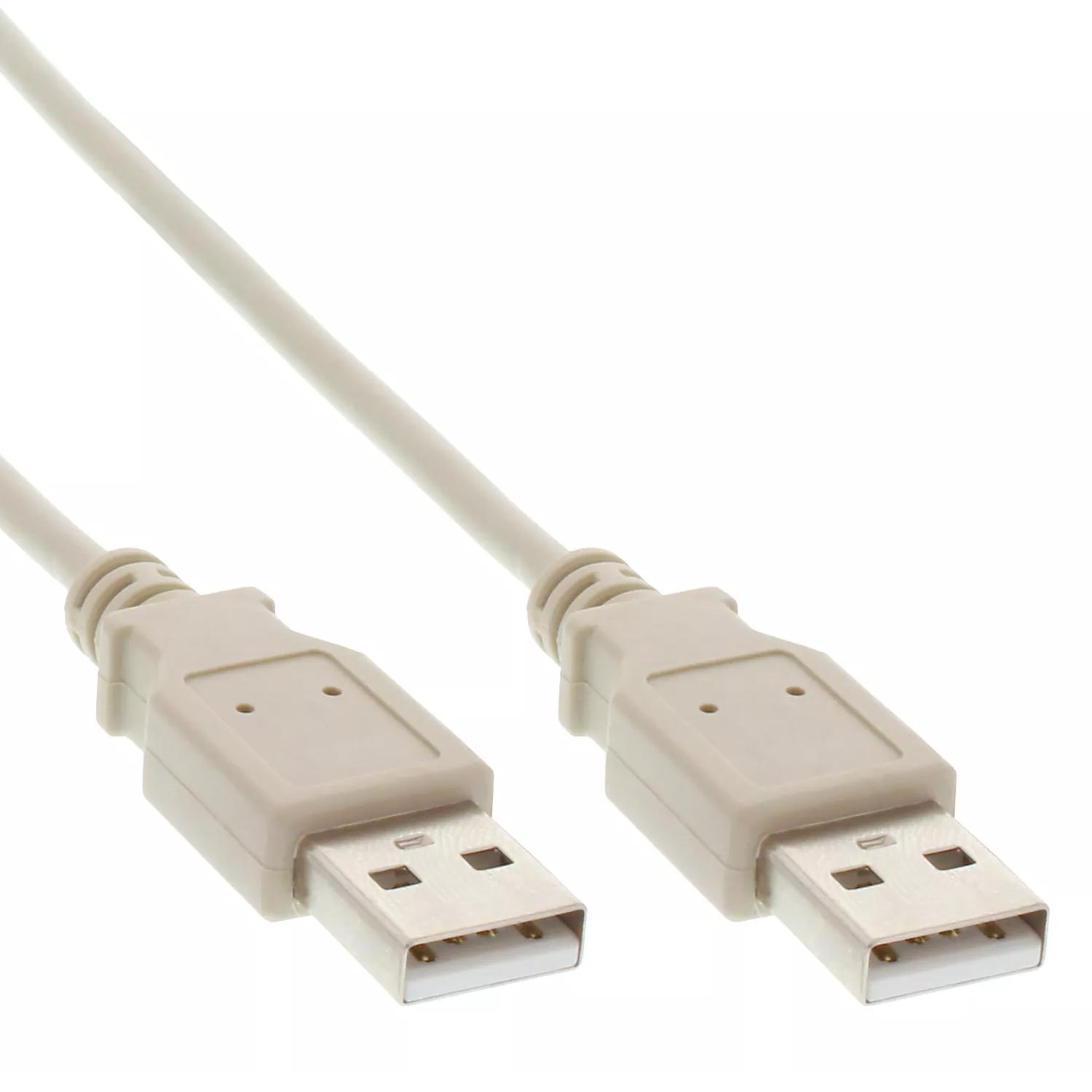 InLine USB 2.0 Kabel - A an A - beige - 5m