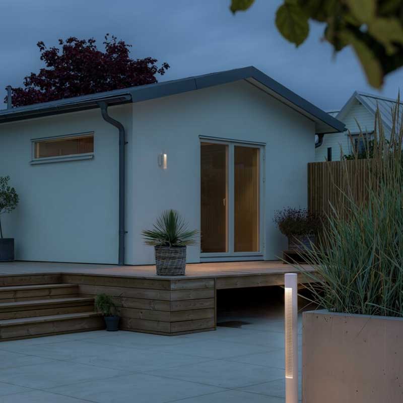 Konstsmide Udine LED Wandleuchte weiß, 12W, Glas