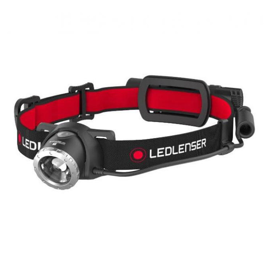 Ledlenser H8R Stirnlampe schwarz/rot