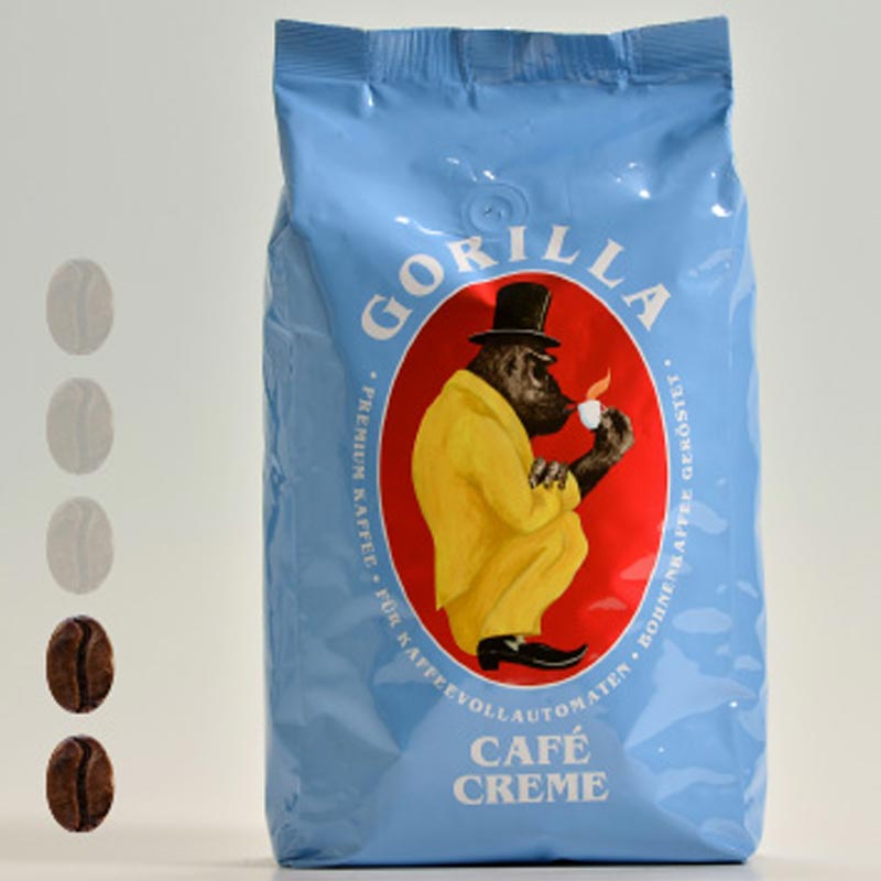 Gorilla&#x20;Caf&#xE9;&#x20;Creme&#x20;ganze&#x20;Bohnen&#x20;1kg&#x20;&#x20;ein&#x20;Kaffee&#x20;mit&#x20;geringem&#x20;Koffein-Gehalt