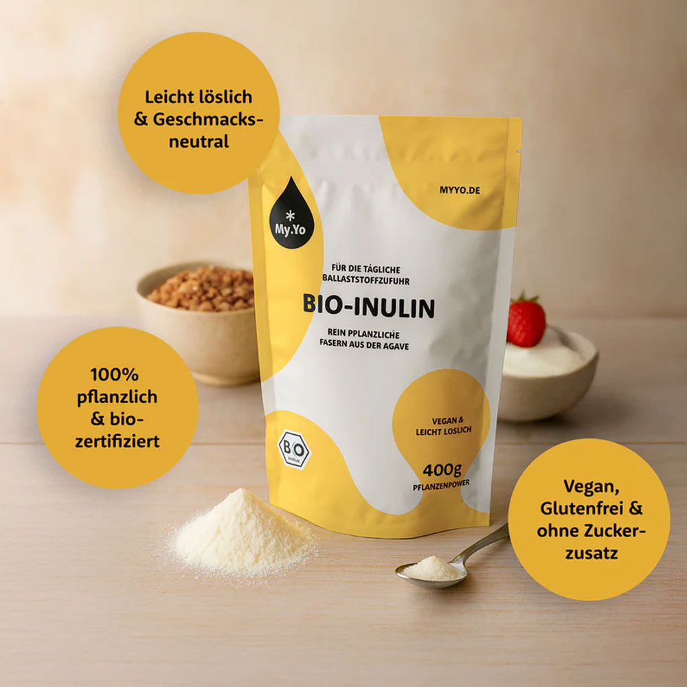 My.Yo Bio Inulin Pulver 100% reines Inulin 400g