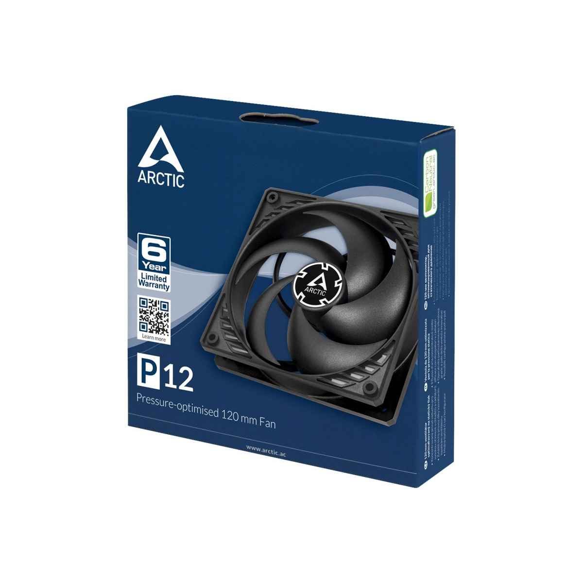 ARCTIC P12 120mm Gehäuselüfter schwarz