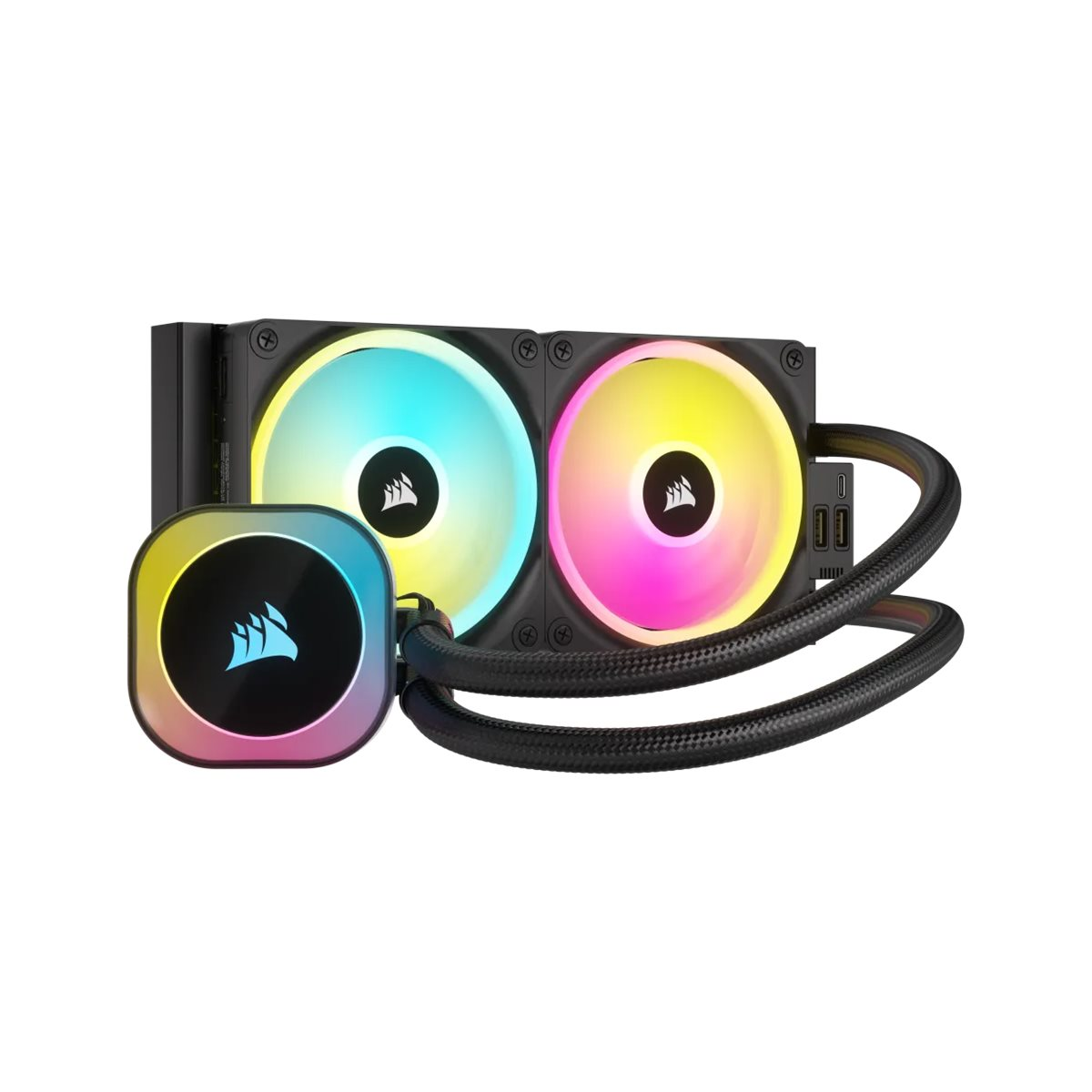 Corsair iCUE LINK H100i RGB CPU-Kühler schwarz