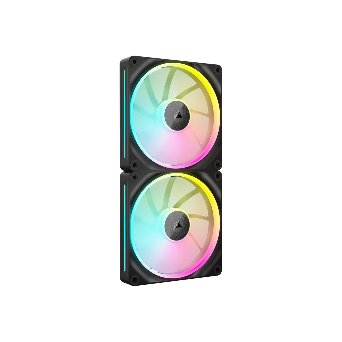 Corsair iCUE LINK LX140 RGB 140mm PWM-Lüfter Doppelpack schwarz