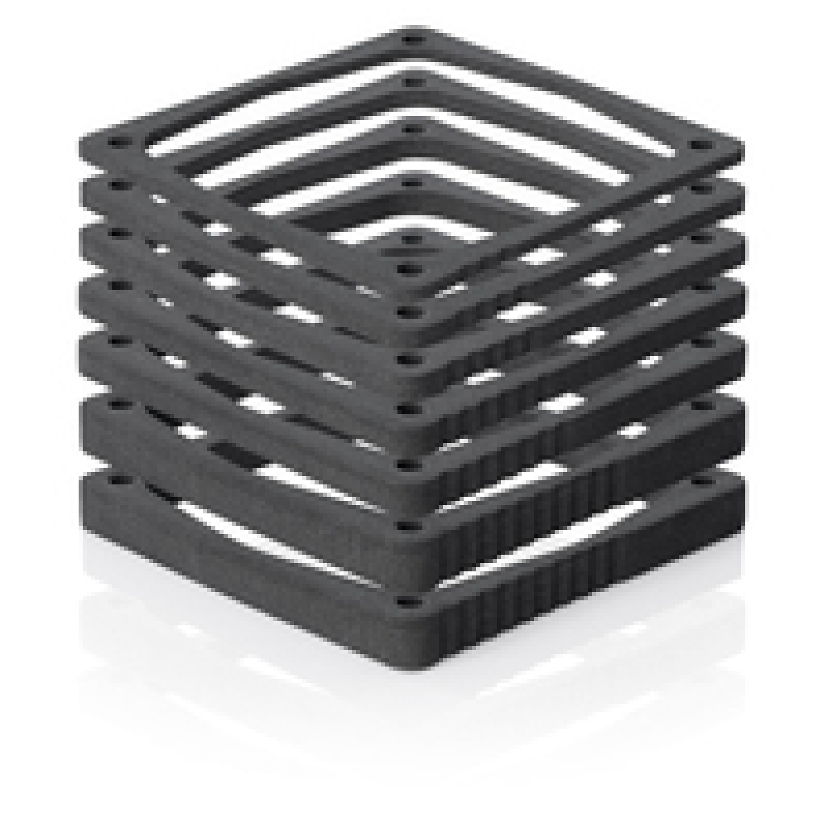 Noctua NA-FD1 Luftführungs-Set für NH-L9i schwarz