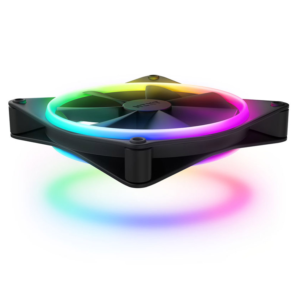 NZXT F140 RGB Duo 140mm doppelseitiger RGB-Lüfter schwarz