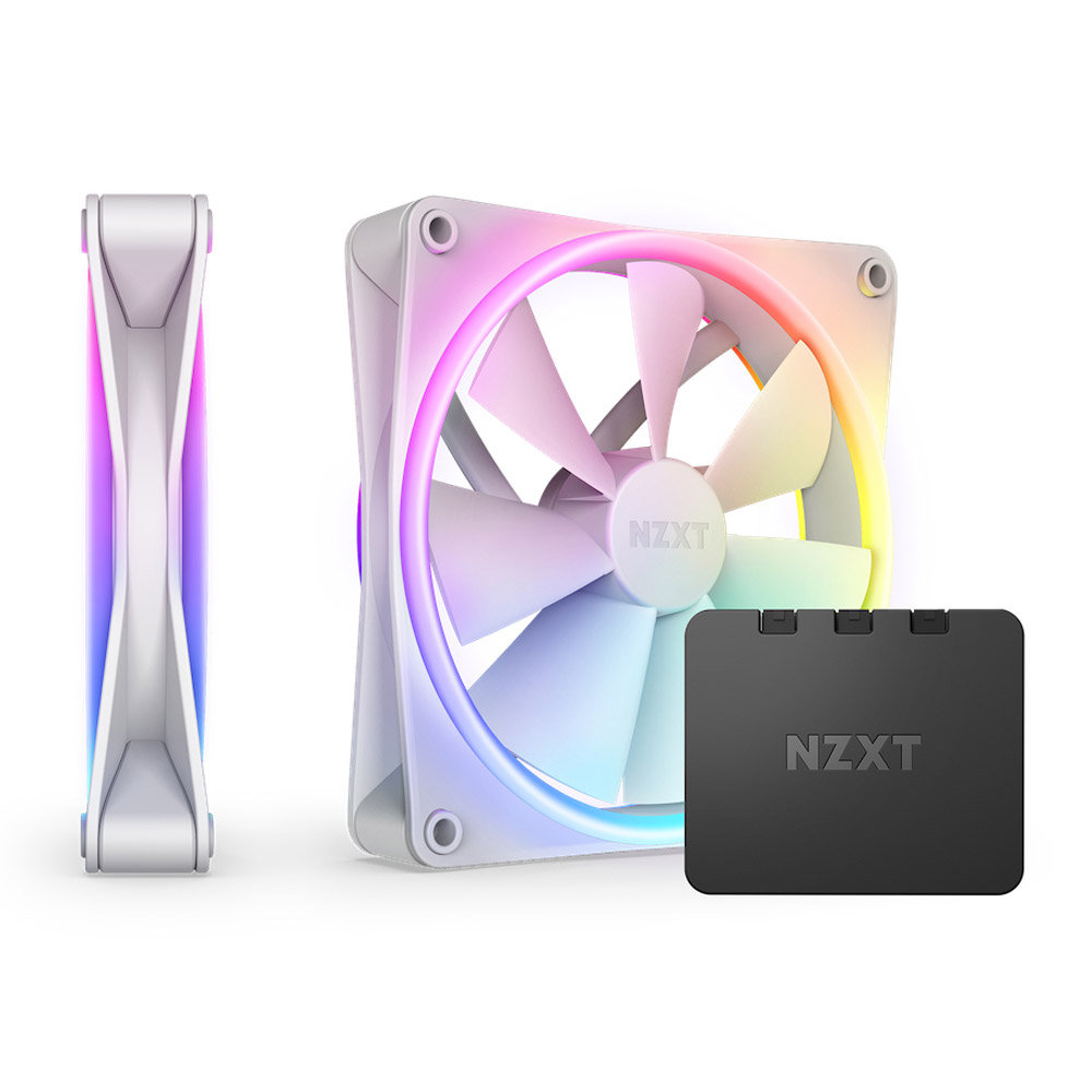 NZXT F140 RGB Duo Twin Pack 140mm RGB-Lüfter weiß
