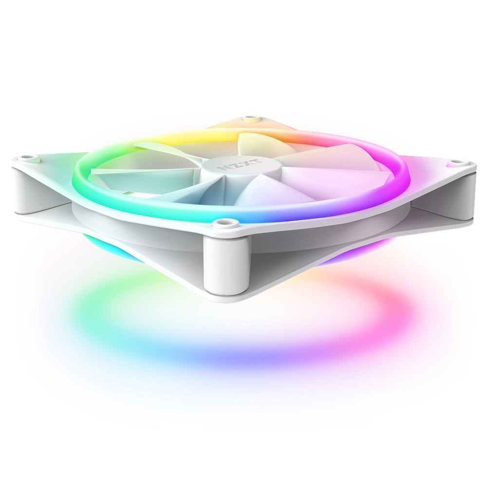 NZXT F140 RGB Duo Twin Pack 140mm RGB-Lüfter weiß