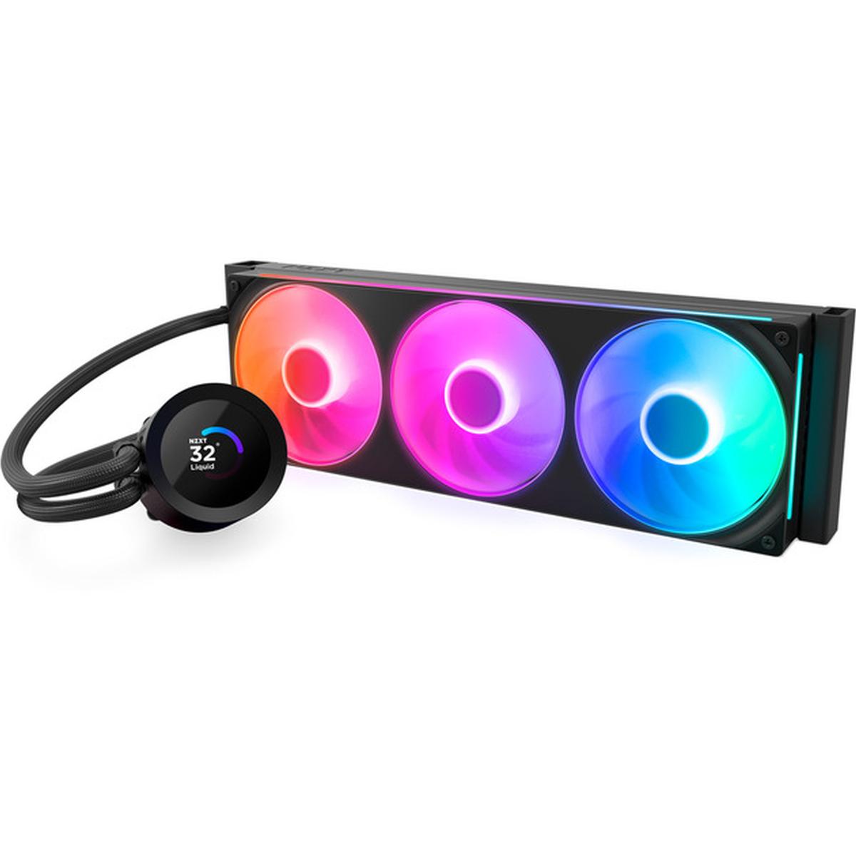 NZXT Kraken Plus 360 V2 RGB AIO CPU Wasserkühlung schwarz