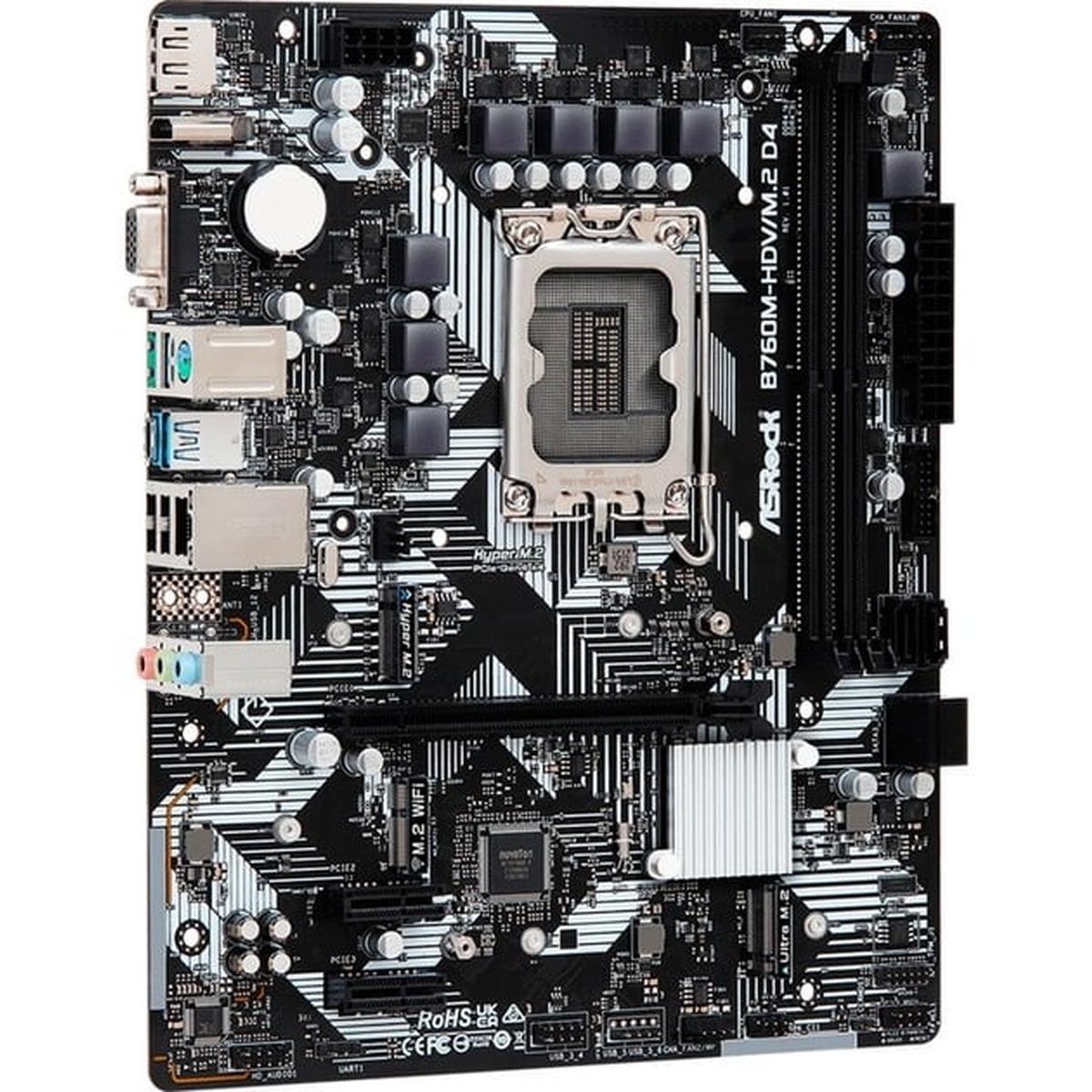 ASRock B760M-HDV/M.2 D4 Mainboard