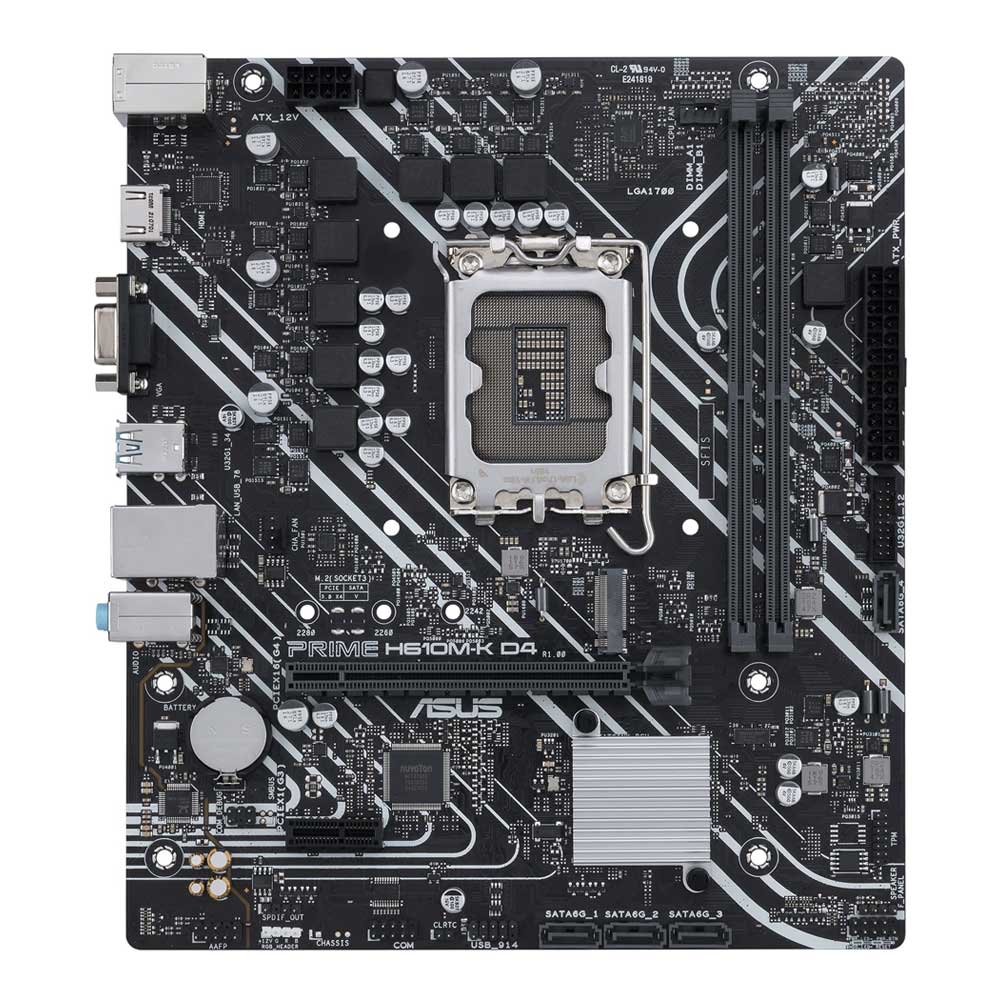 ASUS PRIME H610M-K D4 Gaming Mainboard