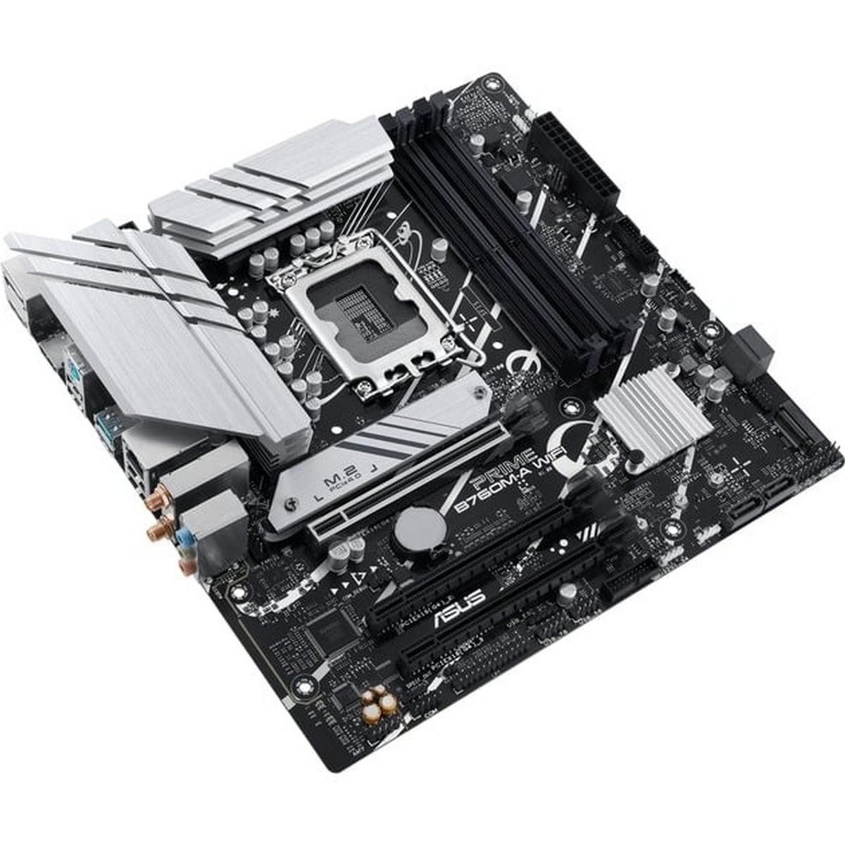 Asus PRIME B760M-A WIFI Mainboard Sockel Intel LGA 1700 , Schwarz