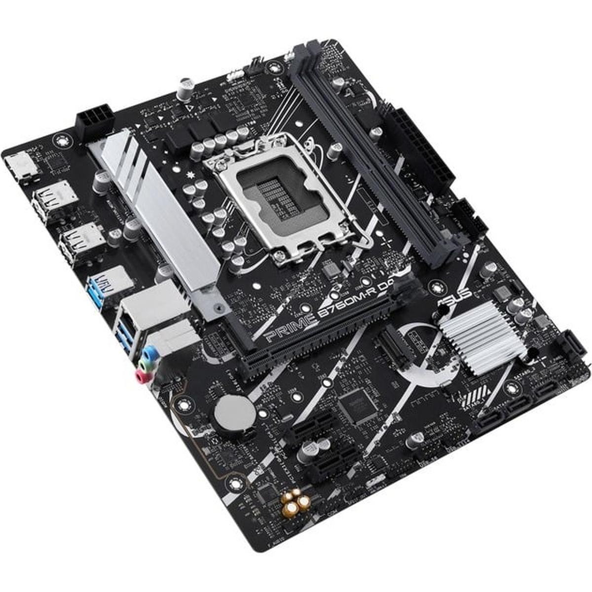 Asus Prime B760M-R D4 Gaming Mainboard Sockel Intel LGA 1700