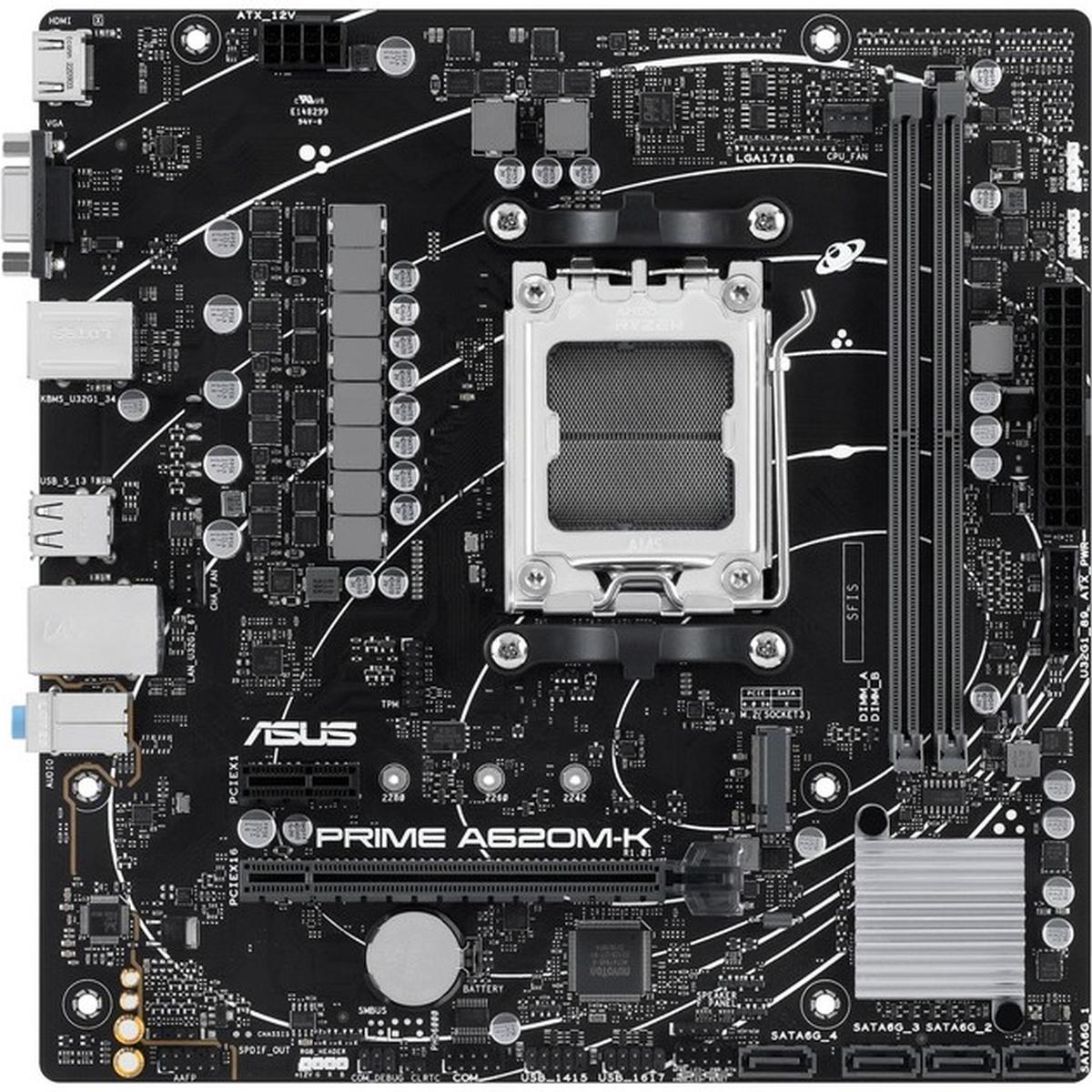 Asus Prime A620M-K Mainboard Sockel AMD A620