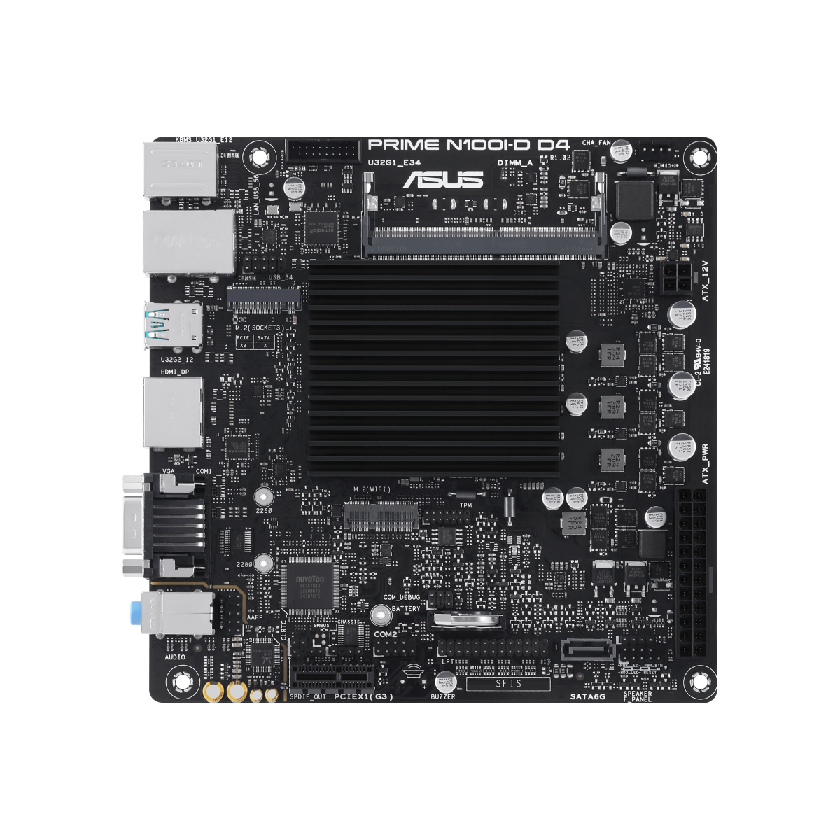 Asus Prime N100I-D D4 Mainboard