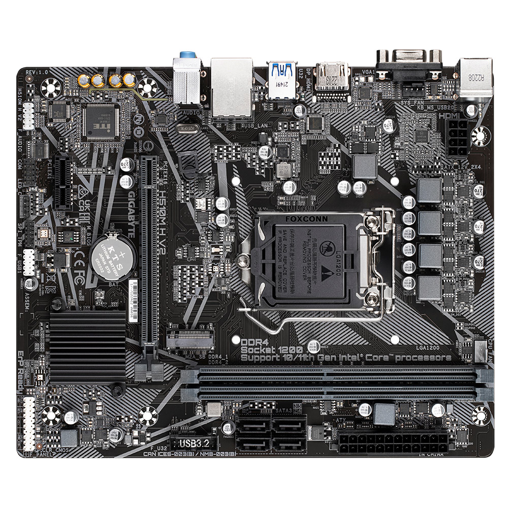 Gigabyte GiBy H510M H V2 H510 Mainboard