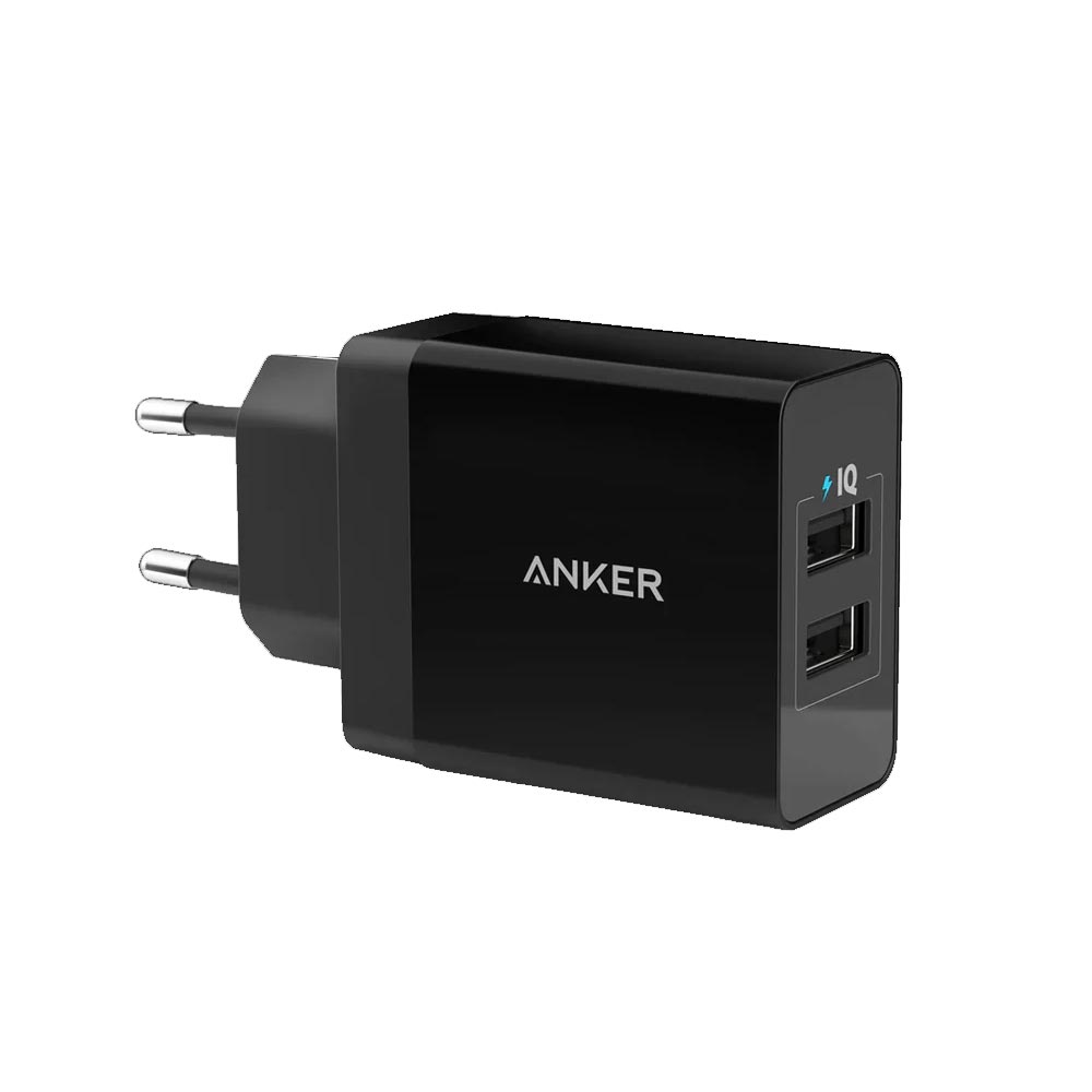 Anker PowerIQ 24W USB-Ladegerät schwarz